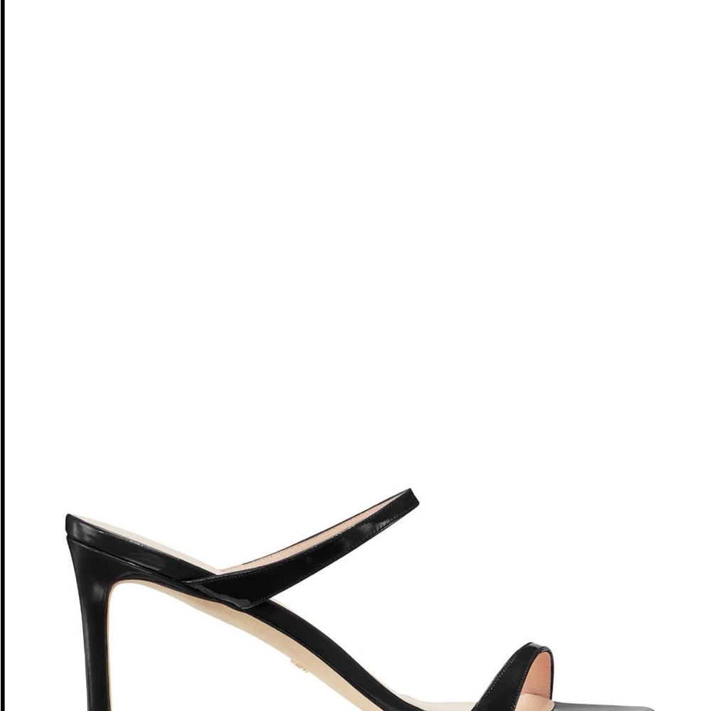 Stuart Weitzman Black Strappy Heels